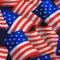 Patriotic American Flags Anti-Pill Premium Fleece Fabric | By The Yard